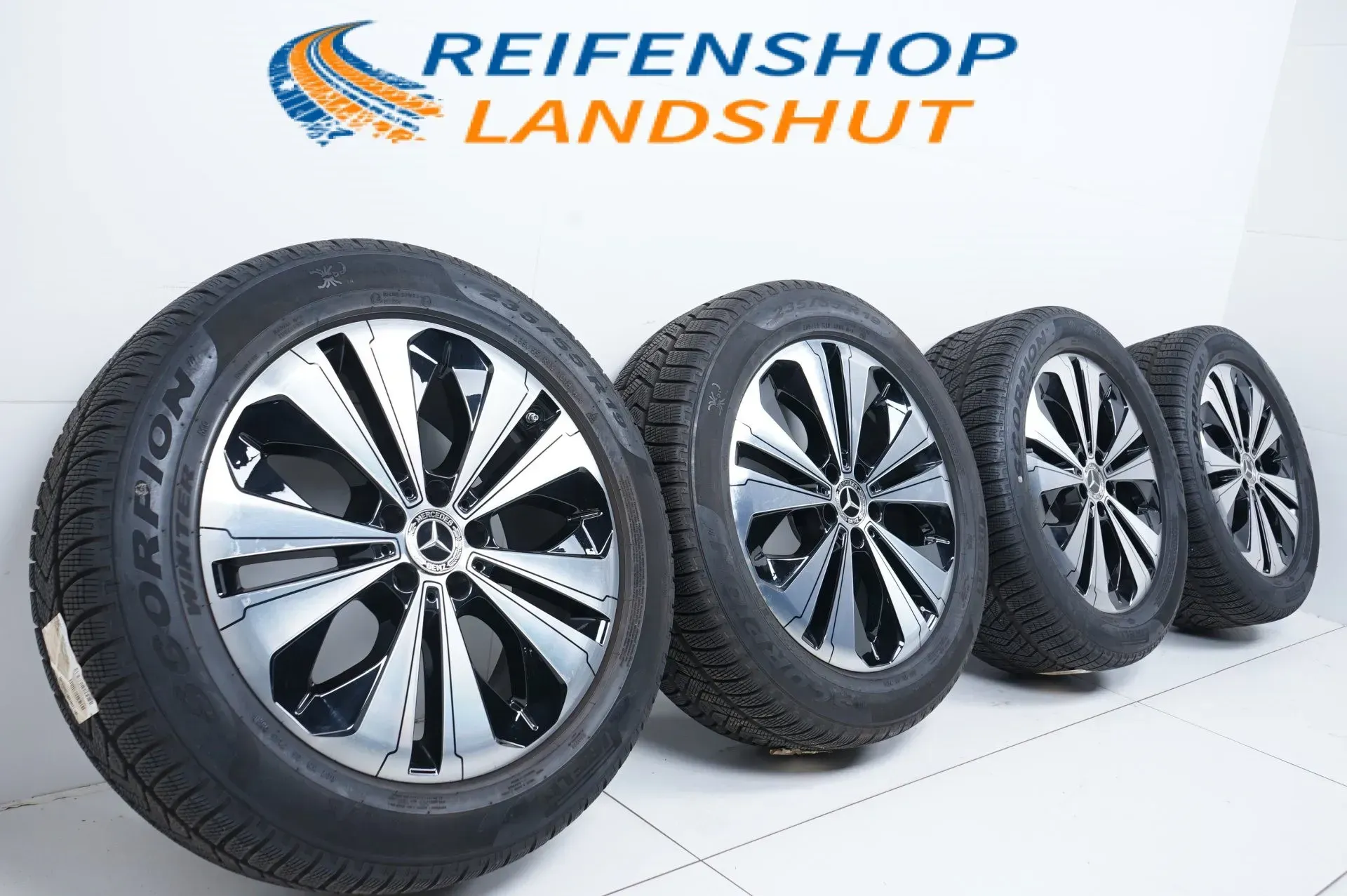 Original Mercedes EQC N293 TOP 19 Zoll Alufelgen Winterreifen Winterräder 7mm 235 55 255 50 R19 - Bild 1