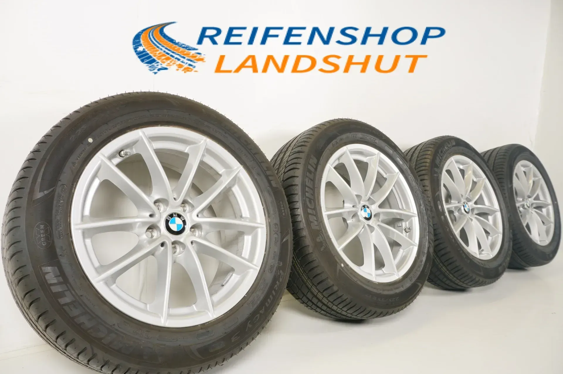 Original BMW 5er G30 G31 Alufelgen Sommerreifen Sommerräder 225 55 R17 6mm - Bild 1