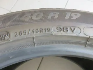 1 X 265 40 R19 98V Winterreifen Michelin Pilot Alpin PA4 NO 5mm - Bild 3