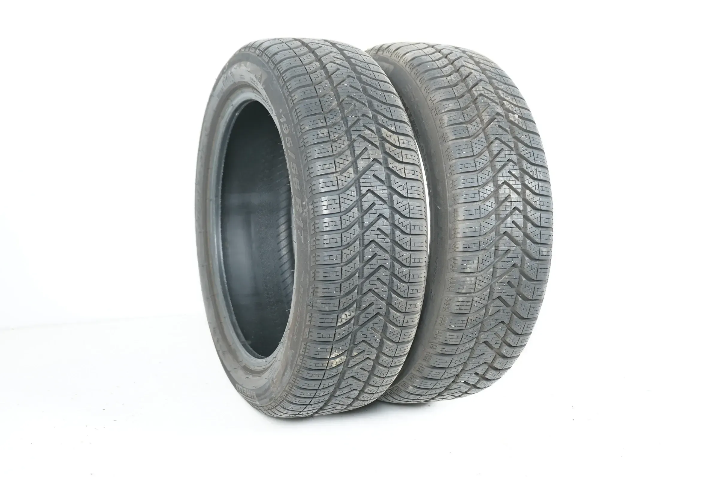 2 x Winterreifen Pirelli Snow 195 55 17 Zoll DOT21 ca.7mm Bmw* - Bild 1