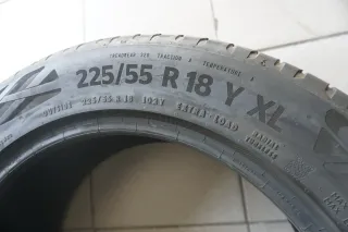 1 X 225 55 R18 102Y Sommerreifen Continental EcoContact 6 Q * MO 2022 4mm - Bild 3