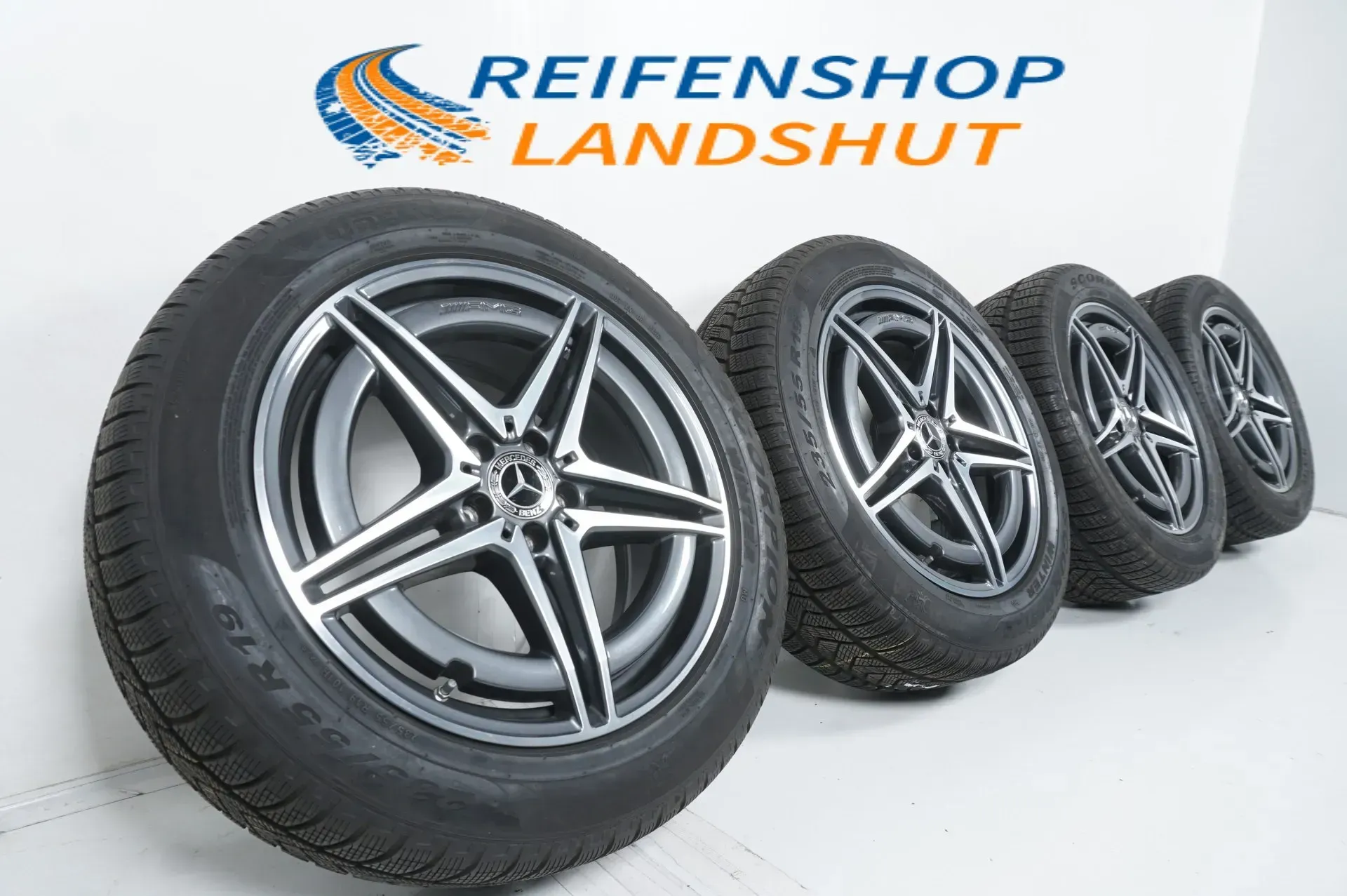 Mercedes EQC W293 N293 19 Zoll AMG Alufelgen Winterreifen Winterräder 235 55 255 50 R19 - Bild 1