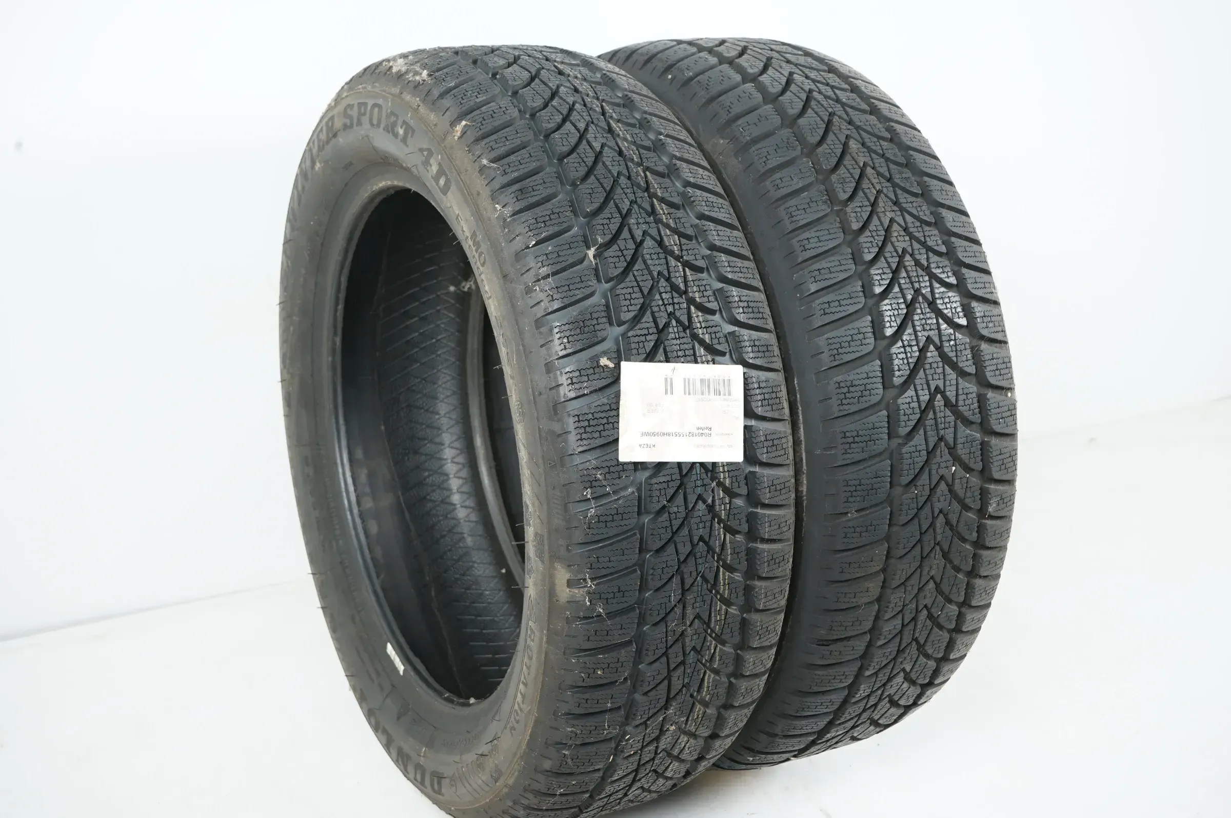 2x Winterreifen Dunlop 4D 215 55 18 Zoll DOT19 ca.8mm MOE RFT - Bild 1