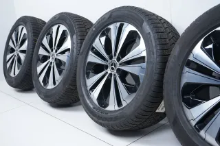 Original Mercedes EQC Alufelgen Winterreifen Winterräder 6-7mm 235 55 255 50 R19 - Bild 9