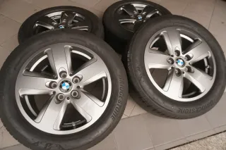 Original BMW 1er F40 2er F44 Alufelgen Sommerräder Sommerreifen 205 55 R16 6mm - Bild 1