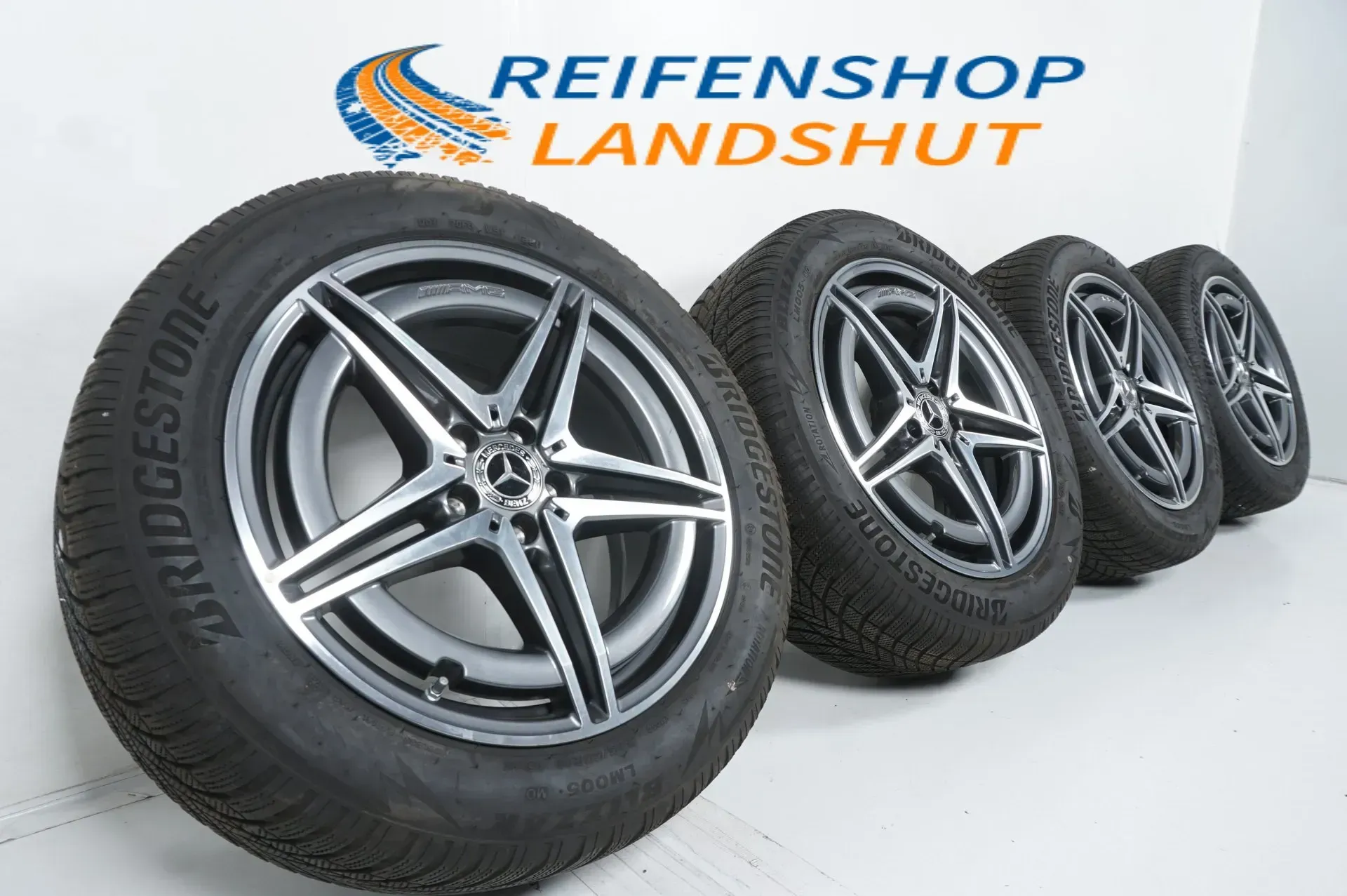 Mercedes EQC W293 N293 19 Zoll AMG Alufelgen Winterreifen Winterräder 235 55 R19 - Bild 1