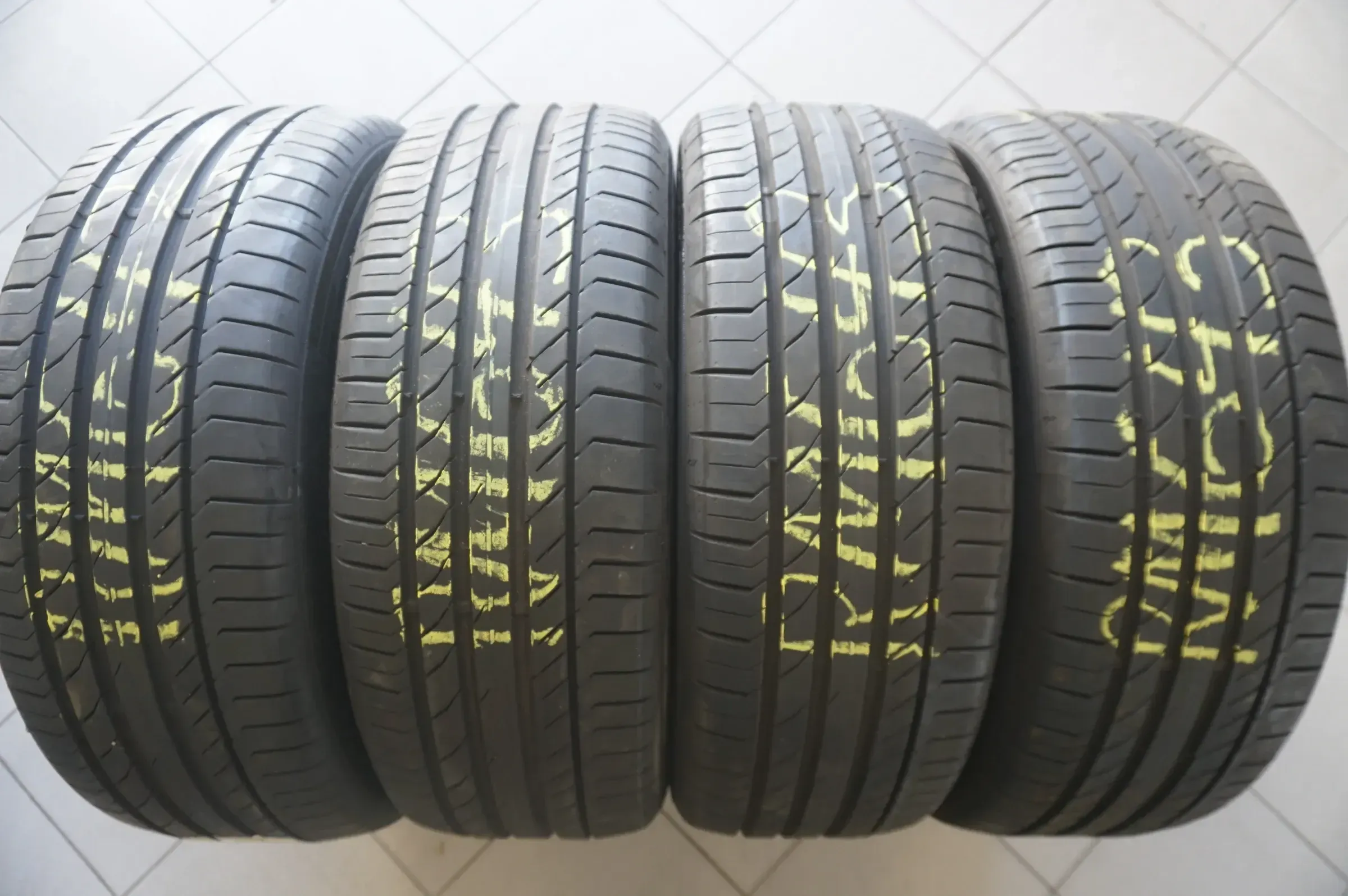 4 X 235 55 R19 101W Sommerreifen Continental ContiSportContact 5 AO 2022 6,5mm - Bild 1
