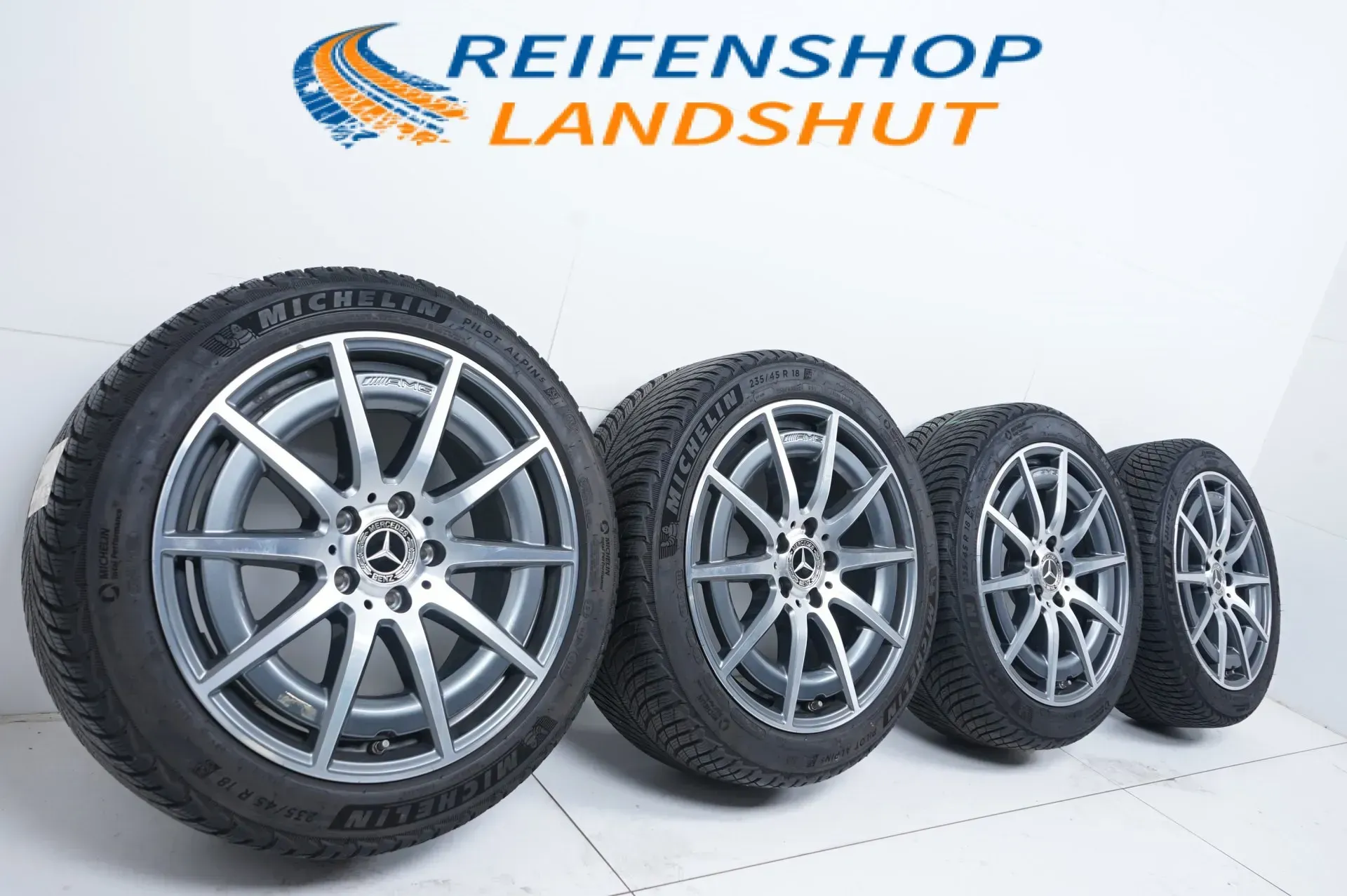 Mercedes C43 AMG W206 Winterreifen Winterräder 235 45 18 Zoll - Bild 1