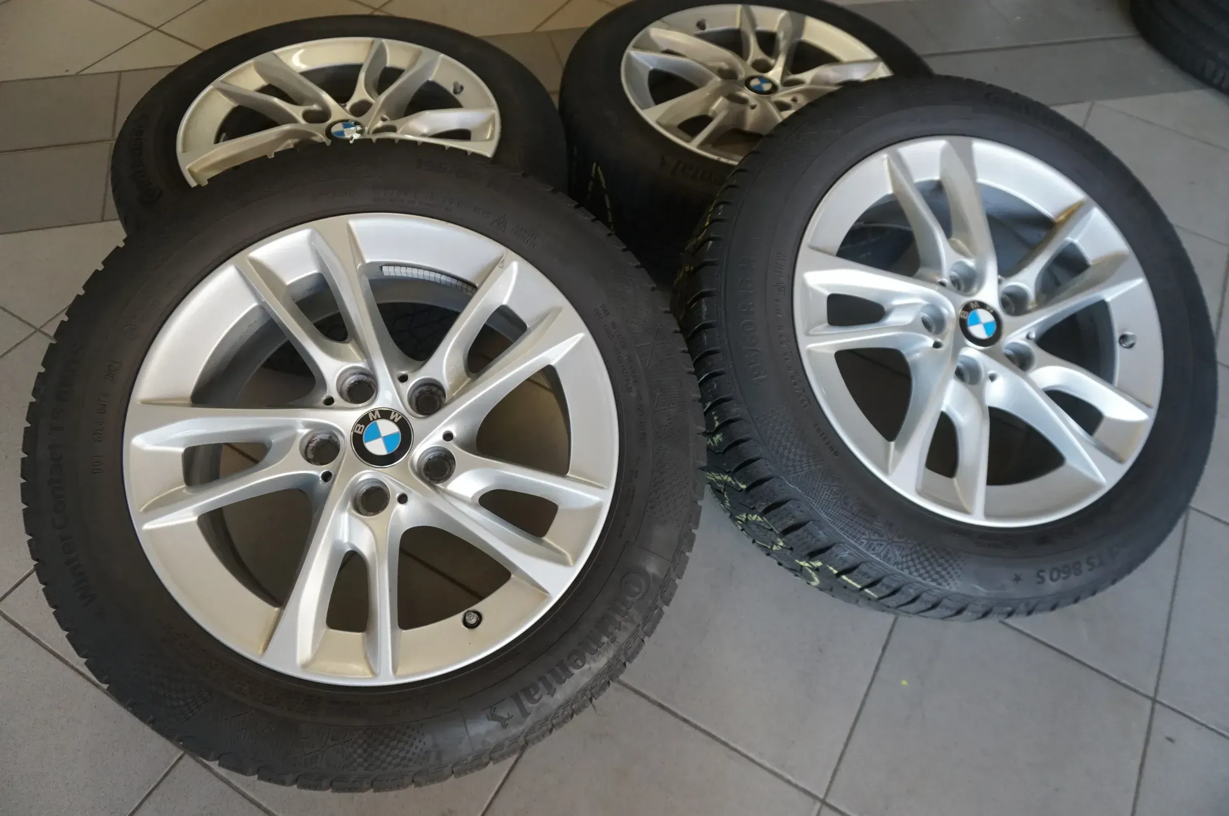 Original BMW 1er F40 2er Alufelgen Winterräder Winterreifen 195 60 R16 RDKS - Bild 1