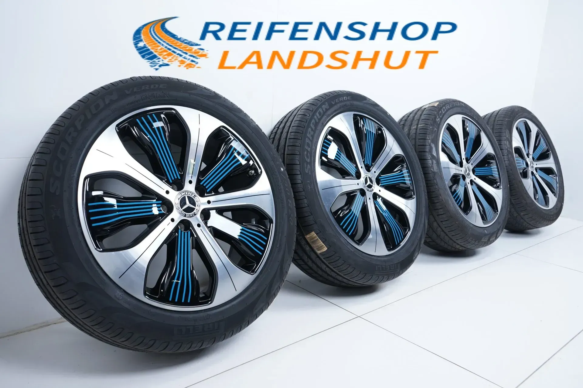 Original Mercedes EQC 20 Zoll Alufelgen Sommerräder Sommerreifen 235 50 255 45 R20 - Bild 1