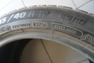 2 X 265 40 R19 102V Winterreifen Michelin Pilot Alpin PA4 MO 2018 5mm - Bild 4